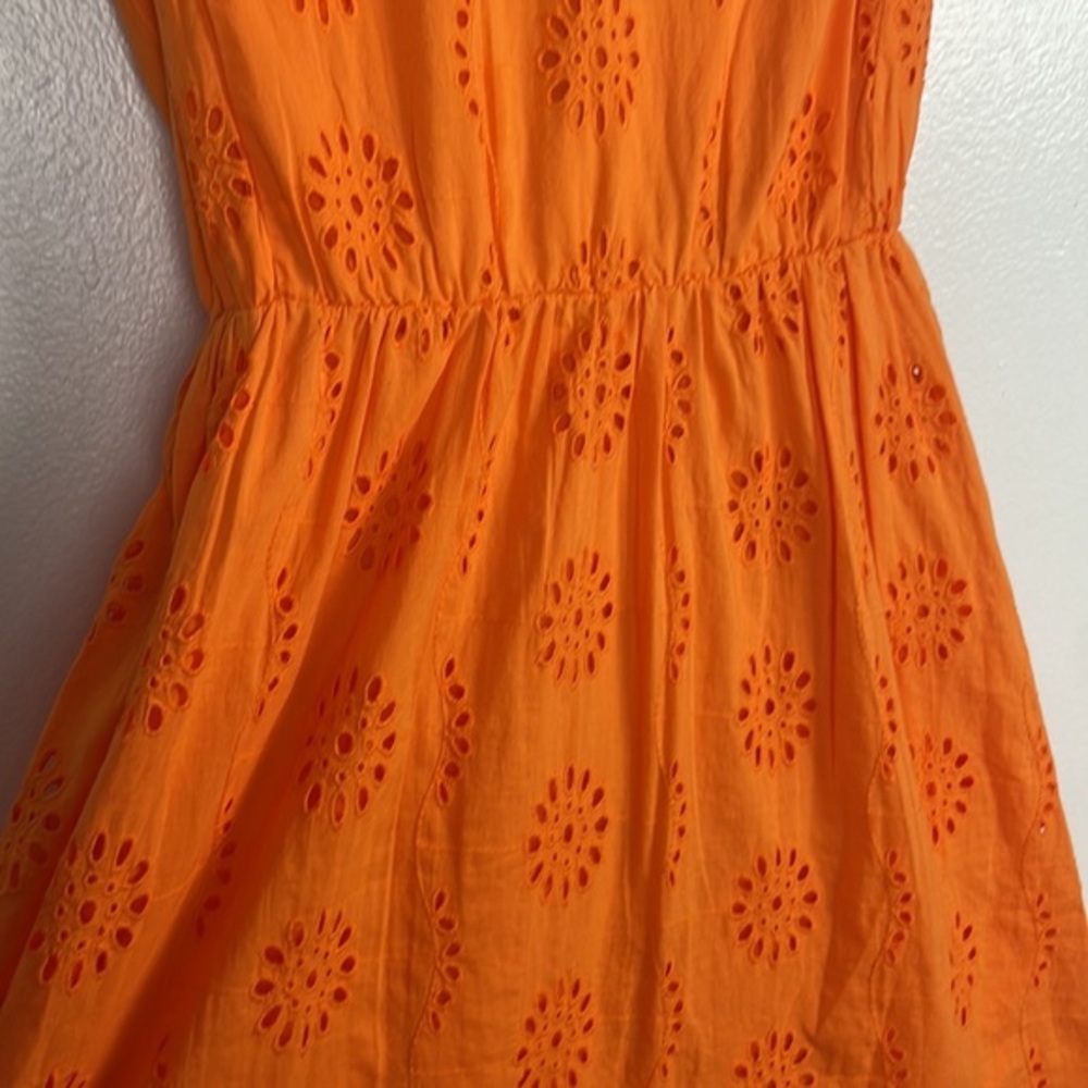 NWT Vero Moda Eyelet Ruffle Dress with Open Back - Picture 7 of 8